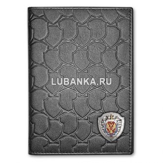 Кожаная обложка для паспорта «ФСБ»